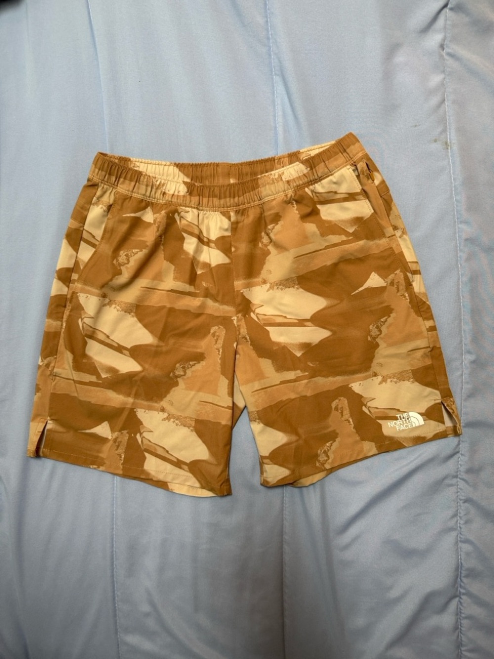 The North Face Brown & Tan Camo Shorts